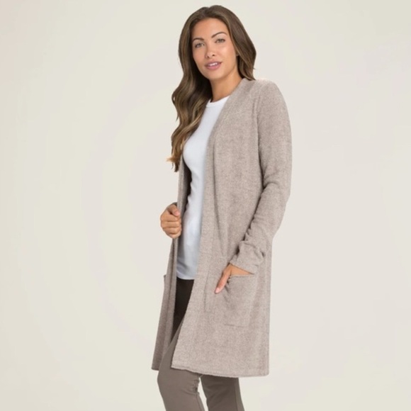 Barefoot Dreams CozyChic Ultra lite Santa Monica Long Cardigan Size XL $128 - Picture 3 of 5